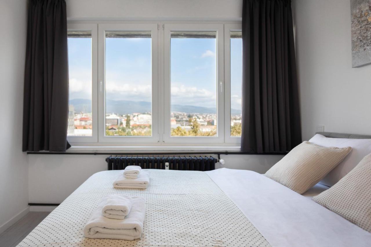Spacious 2Bdr Apartment- Skyline View Zagreb Exteriör bild